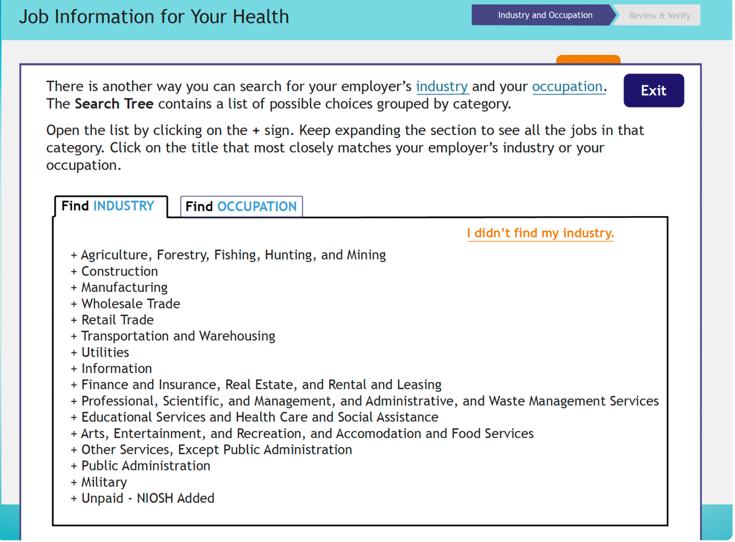 Initial prototype, a deep search tree of nested categories to expand and guess through